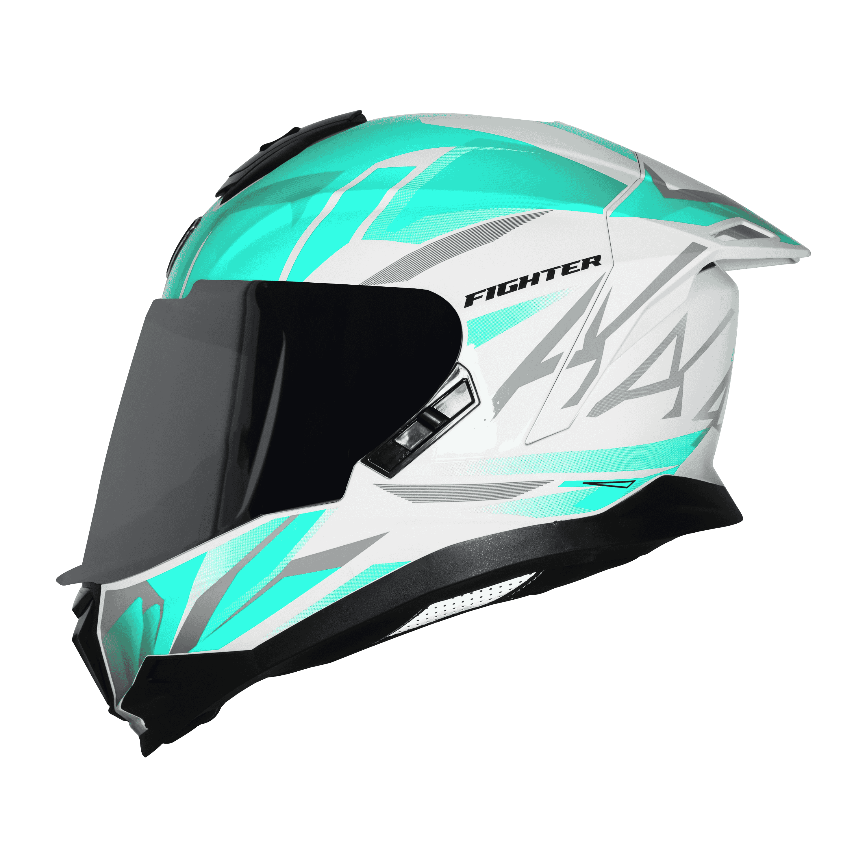 SBH-57 ISS FIGHTER F4 GLOSSY WHITE WITH SEA GREEN